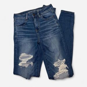 American Eagle Outfitters Ripped Denim Jeans